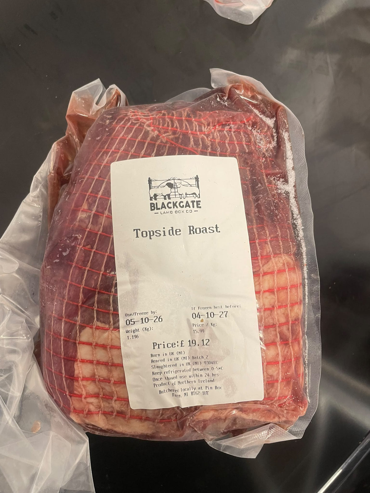 Top Side Roast | Longhorn | Grass Fed
