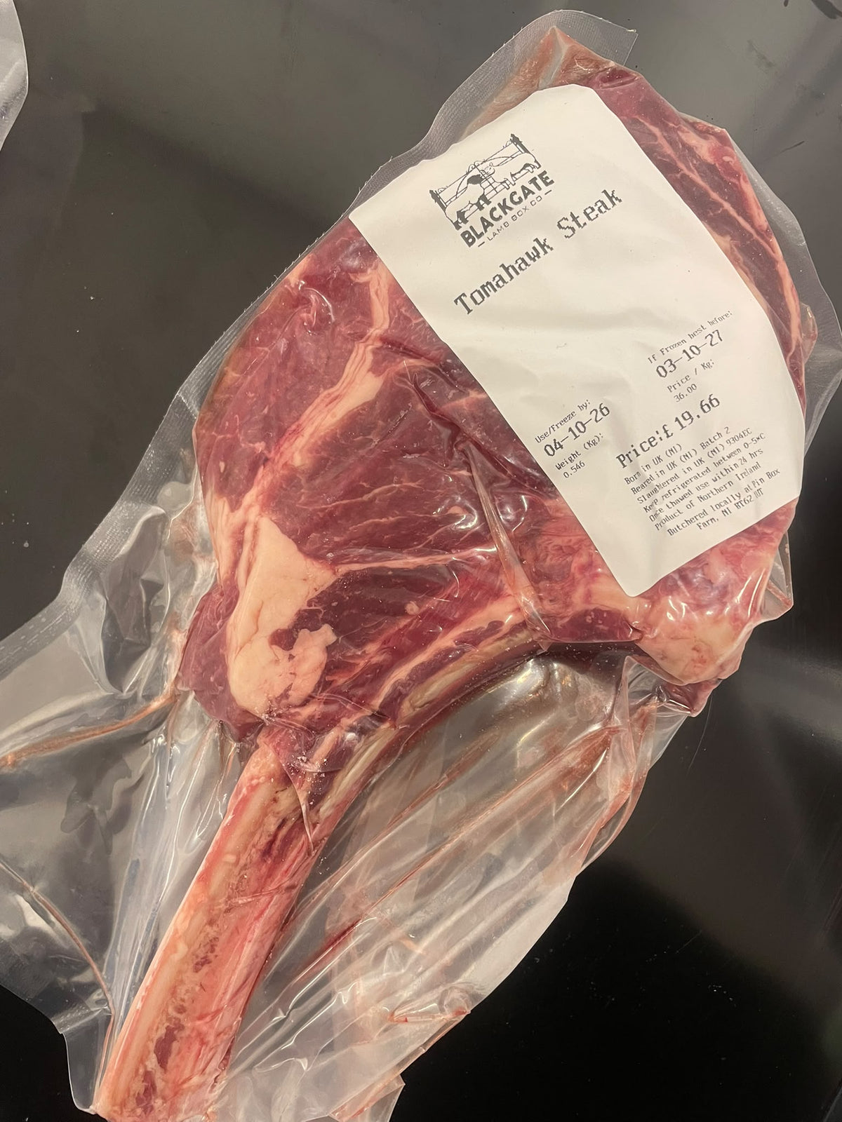 £18.50 | British Longhorn Tomahawk Steak | 21 Days Aged | Built For Proper Steak Lovers