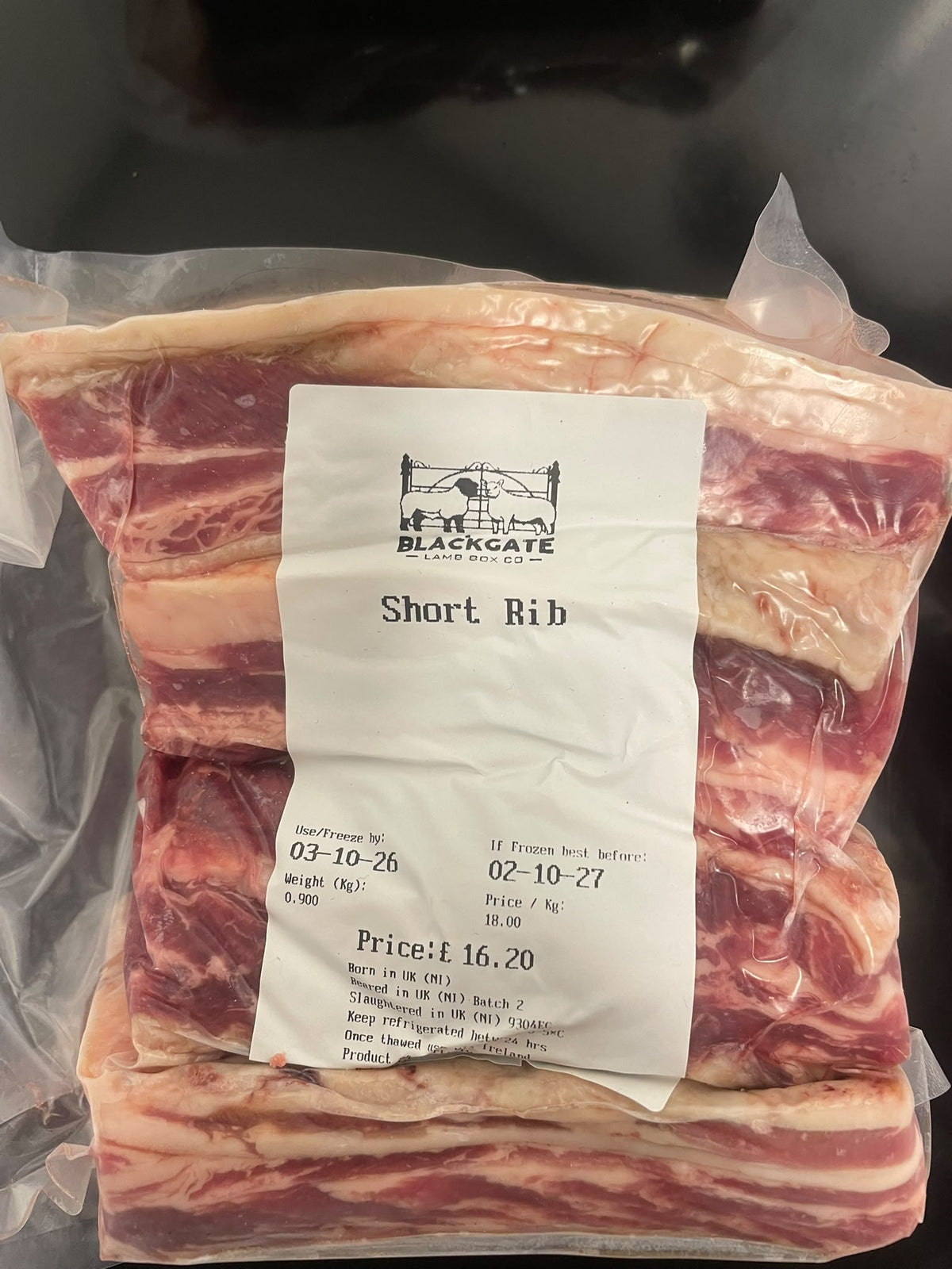 Short Rib Beef | Longhorn | Grass-Fed