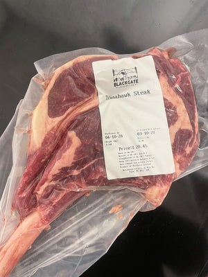 £20 | British Longhorn Tomahawk Steak | 21 Days Aged | Built For Proper Steak Lovers