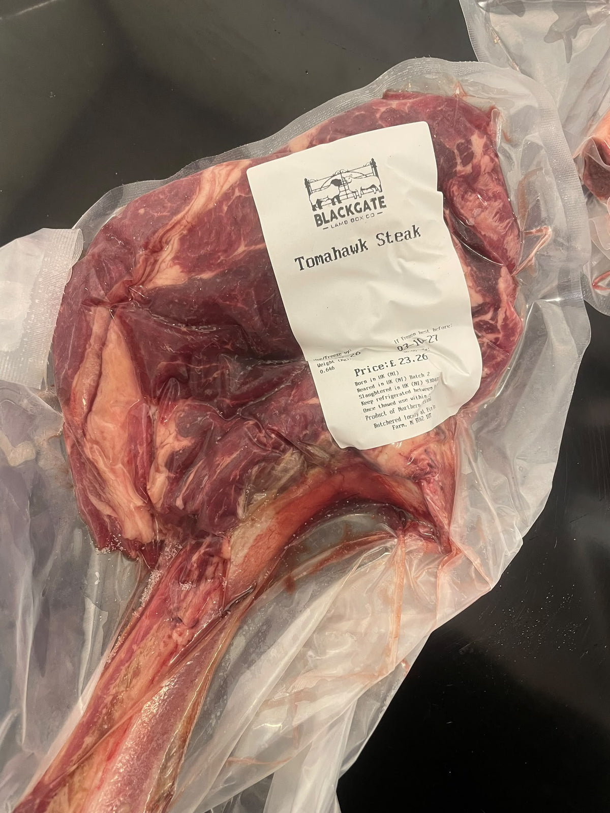 £23 | British Longhorn Tomahawk Steak | 21 Days Aged | Built For Proper Steak Lovers (Copy)